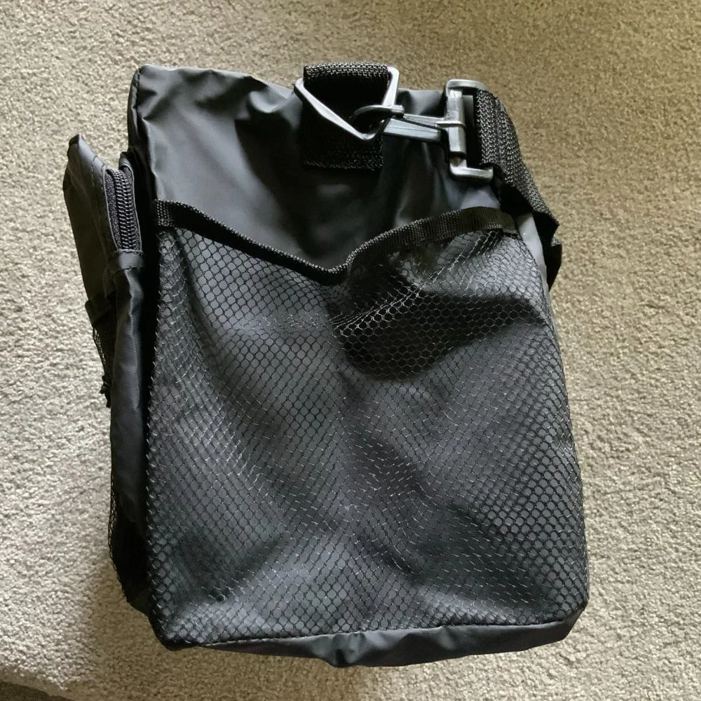 TV Guide Logoed Black Duffel Bag. NWOT